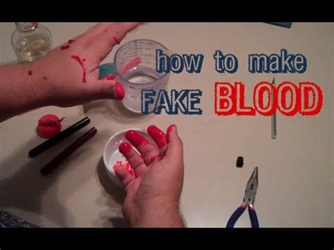 how to add fake blood to clothes|how to make fake blood without corn syrup.